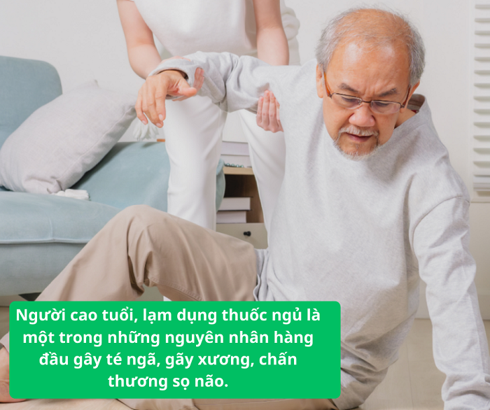 Lạm dụng thuốc ngủ có nguy cơ té ngã